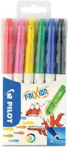 Pilot Frixion Colors 0,39-7mm törölhető 6db-os